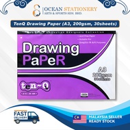 TenQ 0514 Drawing Paper A3 200gsm 30sheets