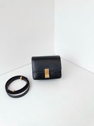 CELINE box 黑金金扣 豆腐包