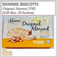 SKINNIE Biscotti: Original Almond 270G (9G x 30Sachet) (Gift Box)