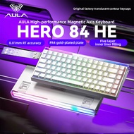 AULA HERO 84HE Magnetic Mechanical Keyboard RT0.01 8Khz Wired with RGB Light Box Low Latency Keyboar
