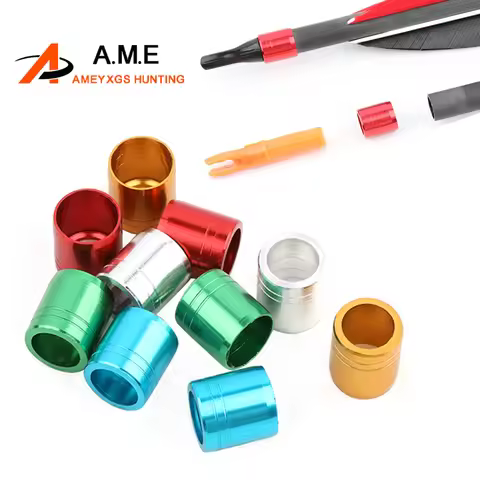 20/50pcs Archery Explosion-proof Ring ID 6.2mm OD 7.1/7.4/7.6mm Arrow Shaft Ring Aluminium Alloy Sho