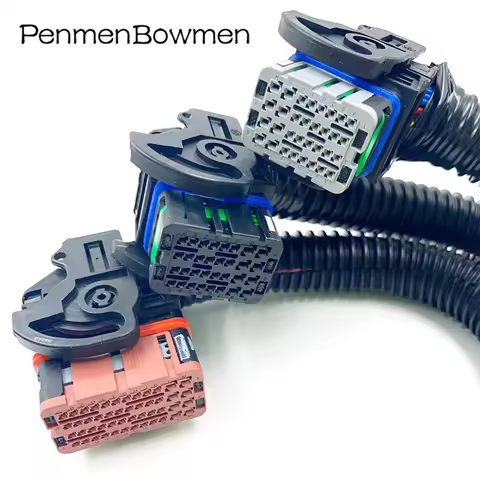1 Set 32 48 Pin 64320-1319 Car Connector Natural Gas OH6 Engine Computer ECU Board Wiring Harness Pl