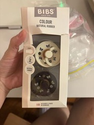 全新 奶嘴BIBS Colour Natural Rubber Round Pacifiers Size 2