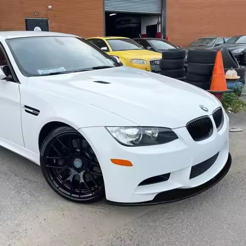 Car Front Bumper Lip Splitter Diffuser Spoiler For BMW 3 Series M3 E90 E91 E92 E93 2007-2013