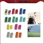 blesiya Set of 9 golf iron covers, golf club headcovers, number tag guard gift club