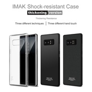 [SG] Samsung Galaxy Note 8 - *Free Screen Protector With Every Case Purchase* Imak Soft Black Smooth TPU Stealth Case Fu