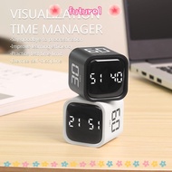 FUTUREE Pomodoro Timer, Rotation Timing 5/10/30/60min Digital Cube Timer,  Custom Countdown 3 Volume