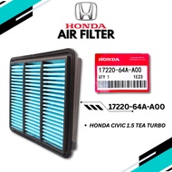 HONDA ENGINE AIR FILTER PENAPIS ANGIN CIVIC 1.5 TEA TURBO (17220-64A-A00)