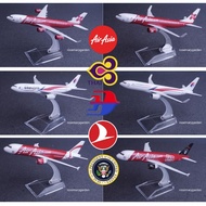 STOCK TERSEDIA AIRCRAFT MODEL AIR PLANE AEROPLANE AIR ASIA MAS TURKEY Coke  AIRBUS BOEING AEROPLANE 
