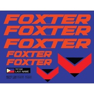 【hot sale】 FOXTER BIKE DECALS - High Quality Vinyl Stickers