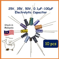 Capacitor Kapasitor 25V 35V 50V 0.1uF 0.22uF 0.33uF 0.47uF 1uF 2.2uF 3.3uF 4.7uF 10uF 22uF 33uF 47uF