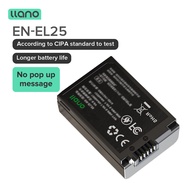 LLANO แบตเตอรี่กล้อง Nikon EN-EL25 1300mAh สำหรับ D3100/D3200/D3300/D3400/D3500/D5100/D5200/D5200/D5