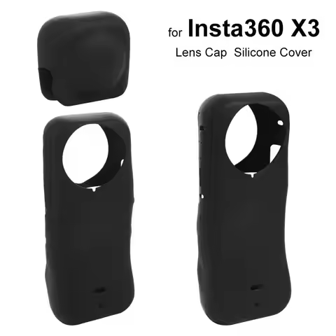 Silicone Cover Camera Cap Insta360 Lens Cap For Insta360 Body Cover For Insta360 Lens Protector For 