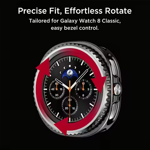 Titanium Case For Samsung Galaxy Watch 8 Classic 46mm Metal Armor Drop Resistant Protector Cover For