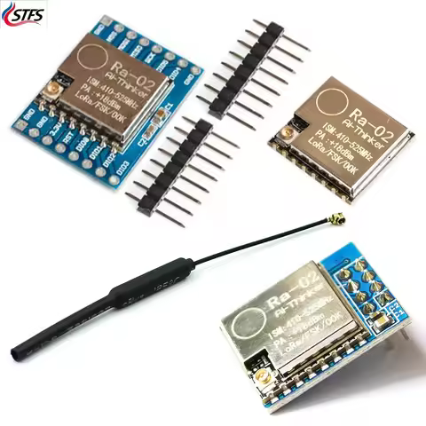 5pcs/lot 433MHZ SX1278 LoRa Module 433M 10KM Ra-02 Wireless Spread Spectrum Transmission Board 2.4G 