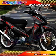 Suzuki SHOGUN 125 R Variation STRIPING/SUZUKI SHOGUN 125 R Motorcycle Sticker