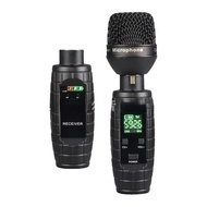 Dynamic MIC Wireless Microphone System UHF XLR System Wired to Wireless Microphone Transmitter Microphone Adapter Condenser