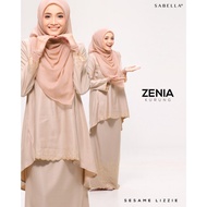 BAJU RAYA BAJU KURUNG SULAM BENANG - NUDE/COKLAT CAIR - BAJU KURUNG MURAH