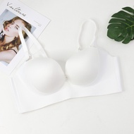 FallSweet Plus Size Seamless Bra For Women Push Up Bra Thick Lifting Upsize Brassiere Non-slip Brale