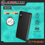 Mcdodo MC604 10000mAh/ MC605 20000mAh Power Bank With Digital Display