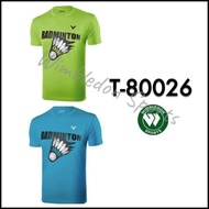 Victor T-80026 Badminton T-Shirt Victor T80026 ORIGINAL VICTOR T-Shirt/ best seller