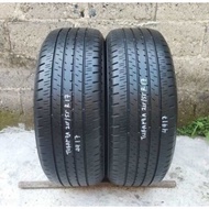 BAN MOBIL RING 17 UKURAN 215/55 R17 MEREK BRIDGESTONE TURANZA SECOND 78% KONDISI COPOTAN TUBELESS