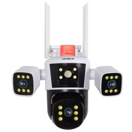 LS VISION 8K 16MP 4-Ống Kính 10X Zoom Camera Wifi 24 Giờ ghi video Ptz Home An Ninh Camera CCTV đầy 