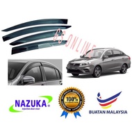 Proton Saga VVT 2016 2019 2020 Nazuka Original 3" Injection Door Visor Air Press