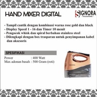 ZL Hand mixer Digital Signora mixer kue roti donat bakpao mixer tangan