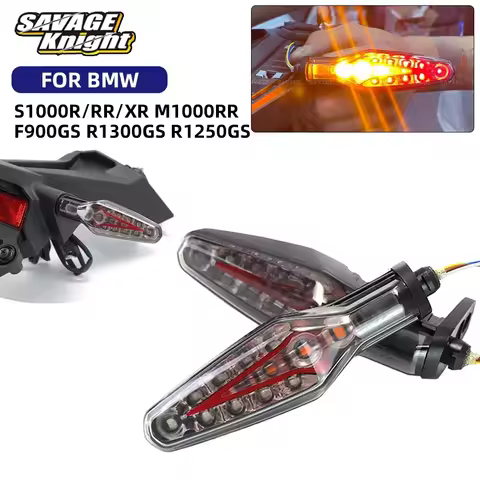 3 Modes Motorcycle LED Turn Signal For BMW S1000RR M1000RR S1000R S1000XR R1250GS Rear Brake Light L