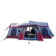 3 Rooms 1 Living Room Pop-up Instant Family Tent Fancy 10 12 Person Pop up Outdoor Tents Una Capa Co