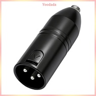 Yoo Alloy 3 5Mm TRS To 3Pin XLR Adapters Converts 12V-48V Phantoms Power to 3-5V Plugs in Power For 
