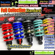 API Racing Adjustable Monoshock Absorber 203MM 208MM 233MM 250MM 270MM LC135 Y15ZR RS150 Y125Z FZ150