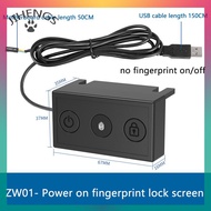 JIHENGS USB Computer Fingerprint Scanner Button Switch On Off Security Key Reader For Windows Hello 