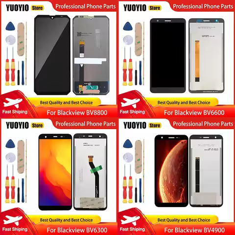 New LCD For Blackview BV4900 Pro BV6600 Pro BV6600E BV8800 BV5100 Pro BV6300 Pro Display Touch Scree