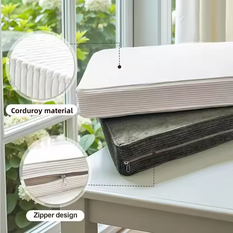 Custom Long Bench Cushion ,Long Mattress Sofa Chair Seat Pad Decorative Garden Seat Cushion, Bench, 