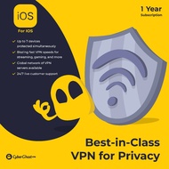 CyberGhost VPN 7-Device 1-Year Software Original for IOS