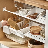 Kitchen Cabinet Organizer Rack Dustproof Storage Multifunctional Kitchen Dish Rack