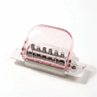 6-Hole Binder Hole Puncher Transparent A4 A5 B5 Paper Punching Machine DIY Supplies Round Hole Loose
