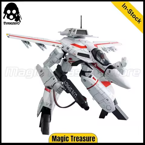 【MT】In Stock Original Threezero ROBO Road Battle Fortress VF-1J Transforming Fighter Rick Carter Mov