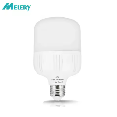 Melery E27 LED Light Bulb 250-400W HID/MH Equivalent 40W Commercial Retrofit T80 Lamp 3400 Lumens Da