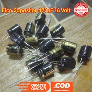 PANASONIC ELCO CAPACITOR 470UF 16V ELKO 470 UF 16 VOLT