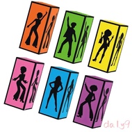 DLAY Decorative Disco Box Paper Lantern Box Centerpieces 70s 80s Music Themed Party