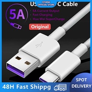 5A Fast Charging Type C USB-C Sync Charger Cable For Android Huawei Data Cable 25cm 1M 1.5M 2M Fast charge Cables