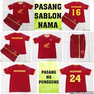 Adult makassar PSM JERSEY Suit/makassar PSM Soccer JERSEY/Adult makassar PSM Soccer Suit