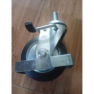 DT250 drum forklift wheel with lock (rotating wheel)