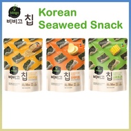 [bibigo] Korean Seaweed Chip, 40g, 3flavors (Brown Rice, Potato, Sweet Corn) /Seaweed Snack