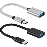ใหม่ชนิด C สายอะแดปเตอร์ USB to Type C เชื่อมต่ออะแดปเตอร์ OTG สำหรับ Samsung S20 Huawei Xiaomi สายเคเบิลข้อมูลสำหรับ MacBook Pro