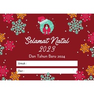 Christmas GIFT CARD - Christmas CARD - Greeting CARD