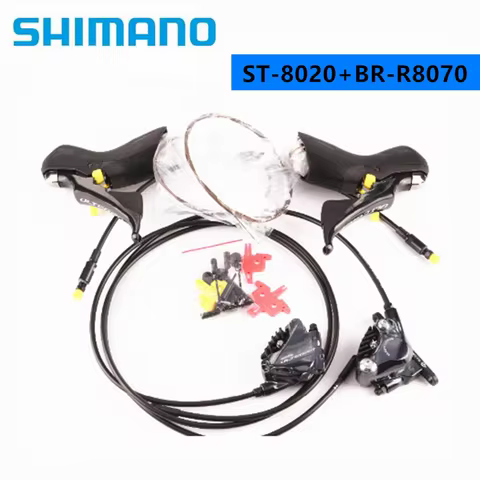 Shimano Ultegra R8020/R8025/R8070 + R8070 shifter Levers R8070 Hydraulic Disc Brake Flat Mount Calip